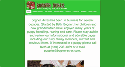 Desktop Screenshot of bogneracres.com